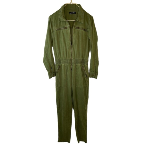 Blank NYC Mary Jane Utility Jumpsuit Coveralls Med Olive Green Revolve Shopbop - Picture 4 of 16